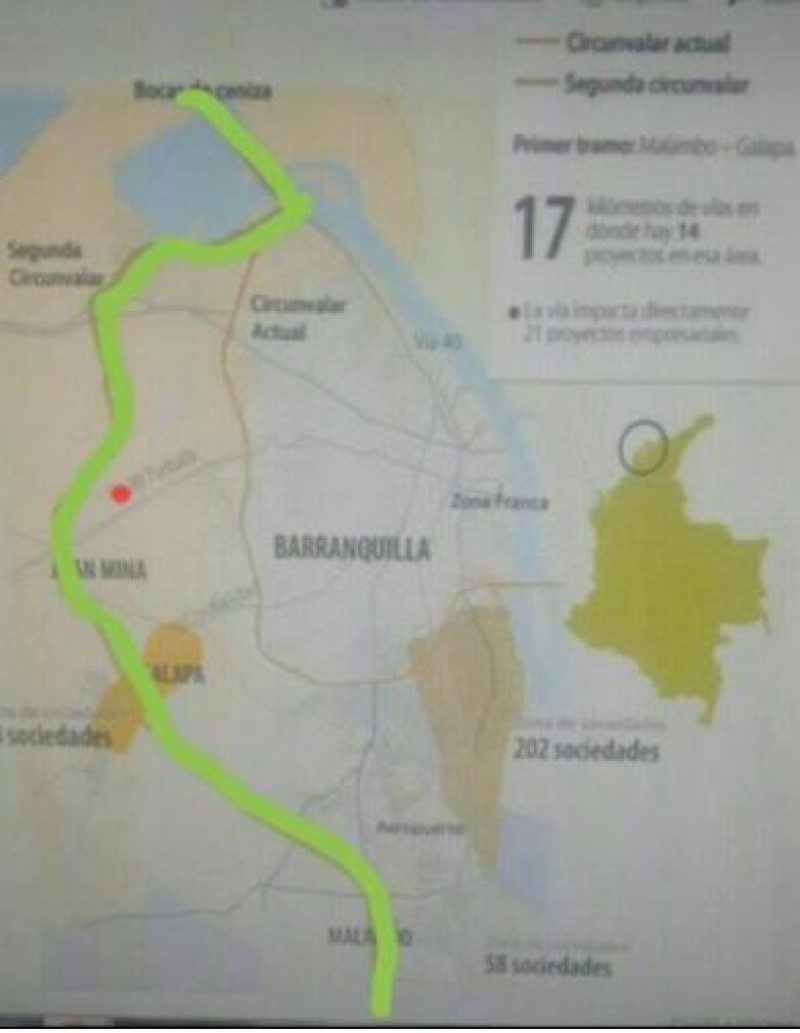 LOTE en venta en Barranquilla, Barranquilla Barrio Juan Mina, 192500 m²