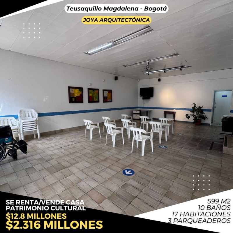 CASA en venta en Bogotá, DIAGONAL 39A. BIS 14 78, 599 m²
