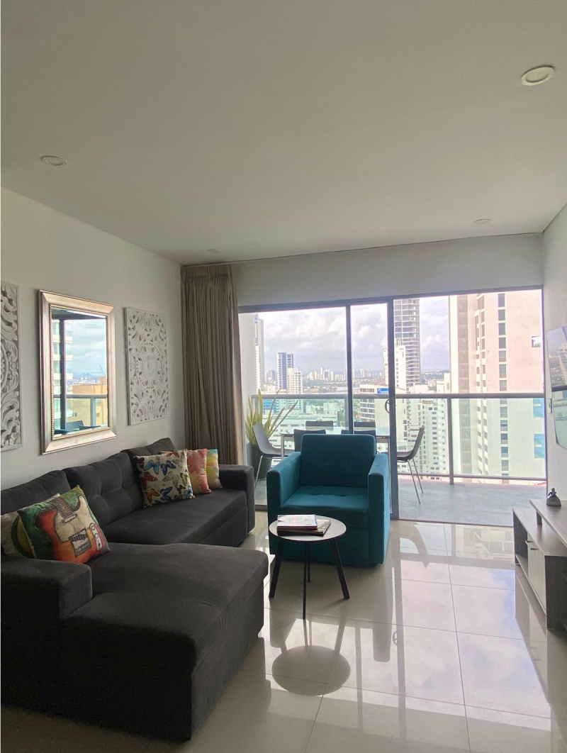 APARTAMENTO en venta en Cartagena, edificio Infinitum apto 2504, 66 m²