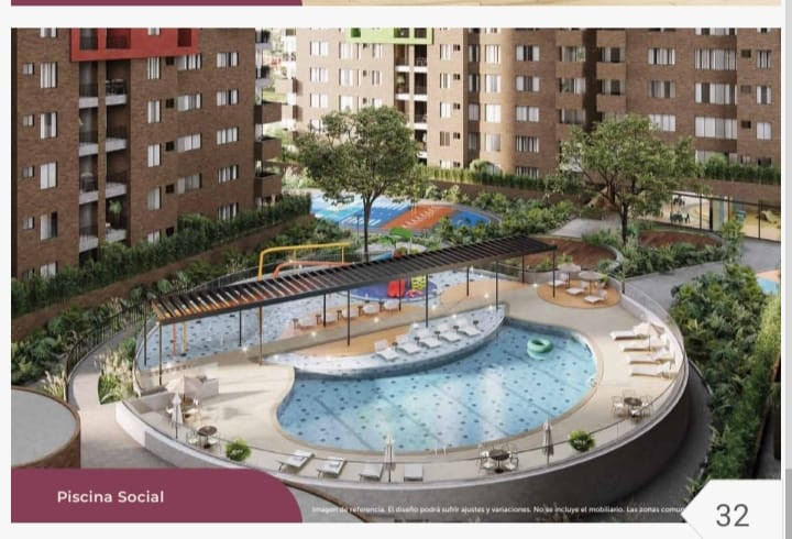 APARTAMENTO en venta en Envigado, CESION DE DERECHOS, 60 m²