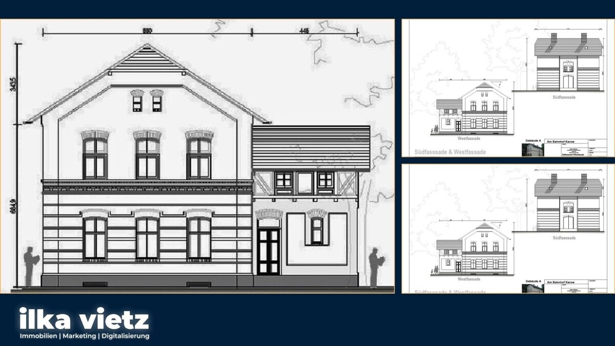 Kaiser-Quartier in Plau am See (2 Denkmäler mit Projektierung)