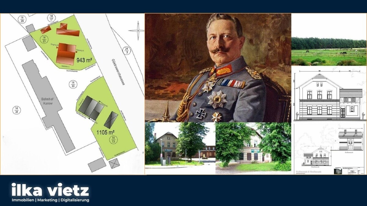 Kaiser-Quartier in Plau am See (2 Denkmäler mit Projektierung)