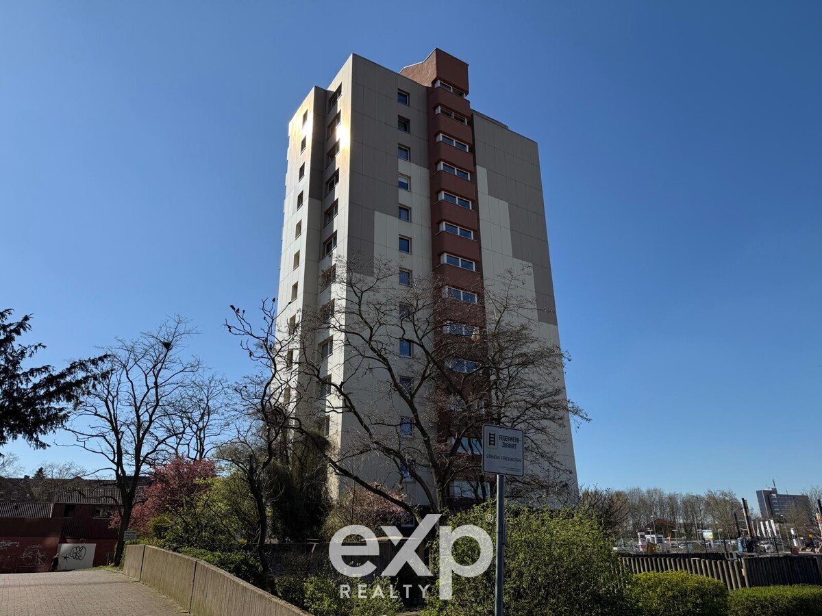 Hausgeld 602€, 3 Zimmer Wohnung im 9. OG mit Blick ins Grüne - Hainholz