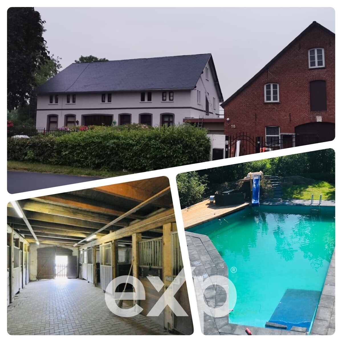 Liebhaber aufgepasst!  Altbaucharme mit 10 Pferdeboxen und Pool!!