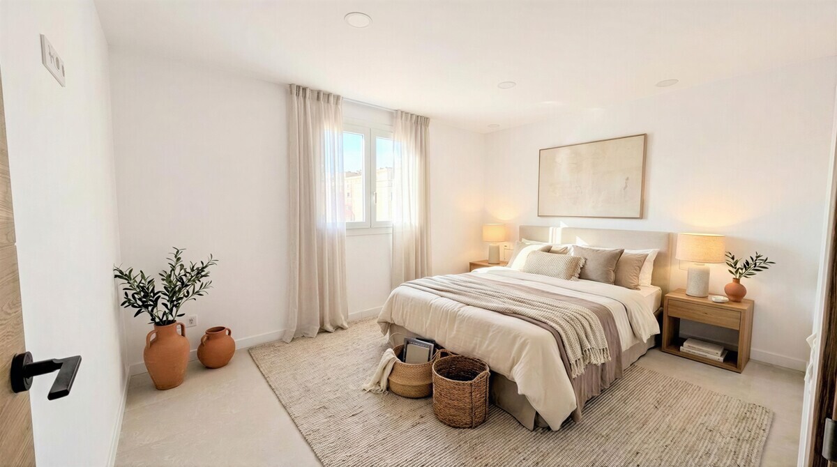 Rehabilitierte 4-Zimmer-Wohnung mit 24 m² Terrasse – Palma Zentrum