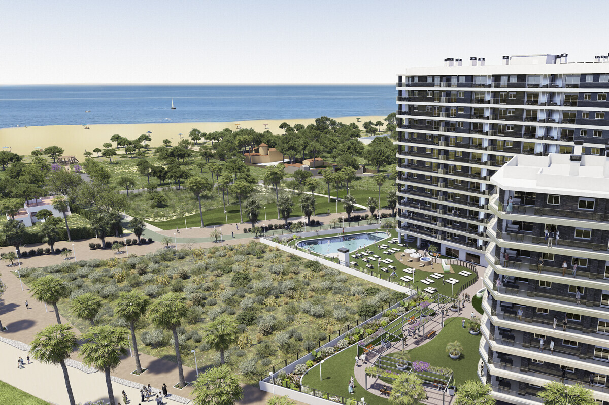 Neubau direkt am Meer | Wohnungen ab 257.000 € | Pool, Terrasse & Garage