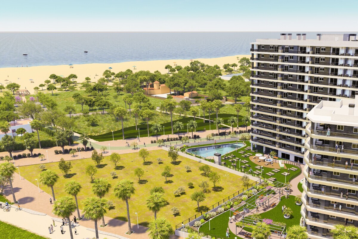 Neubau direkt am Meer | Wohnungen ab 257.000 € | Pool, Terrasse & Garage