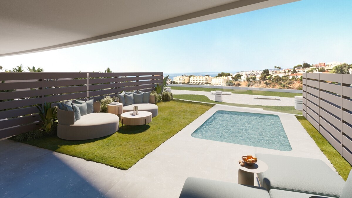 Moderne Neubau-Villa in El Higuerón | 3 Schlafzimmer | Pool & Meerblick