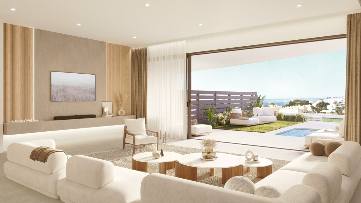 Moderne Neubau-Villa in El Higuerón | 3 Schlafzimmer | Pool & Meerblick