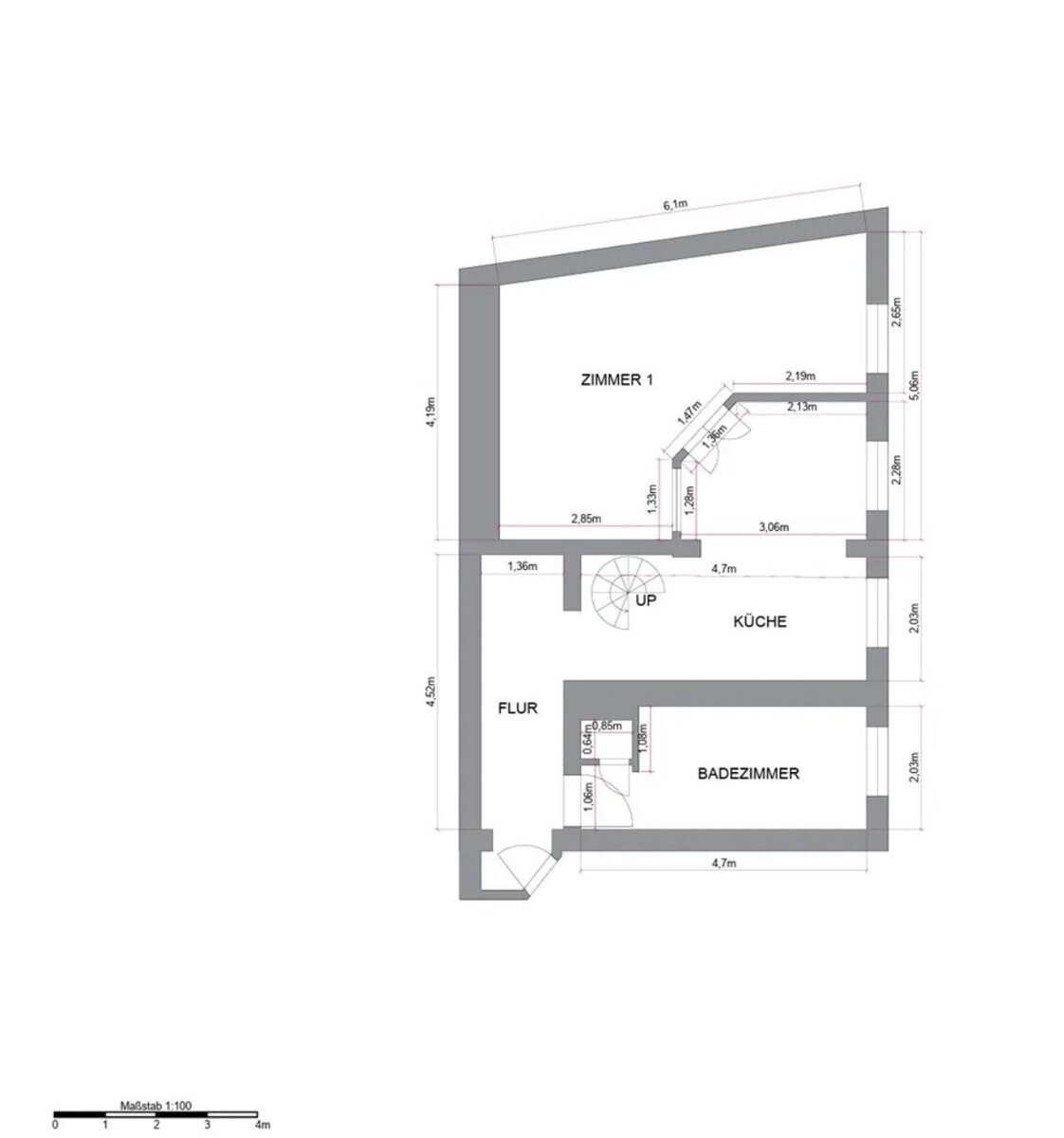 maisonette zu verkaufen in Berlin, Choriner Straße 81, 10119 Berlin, 104 m²
