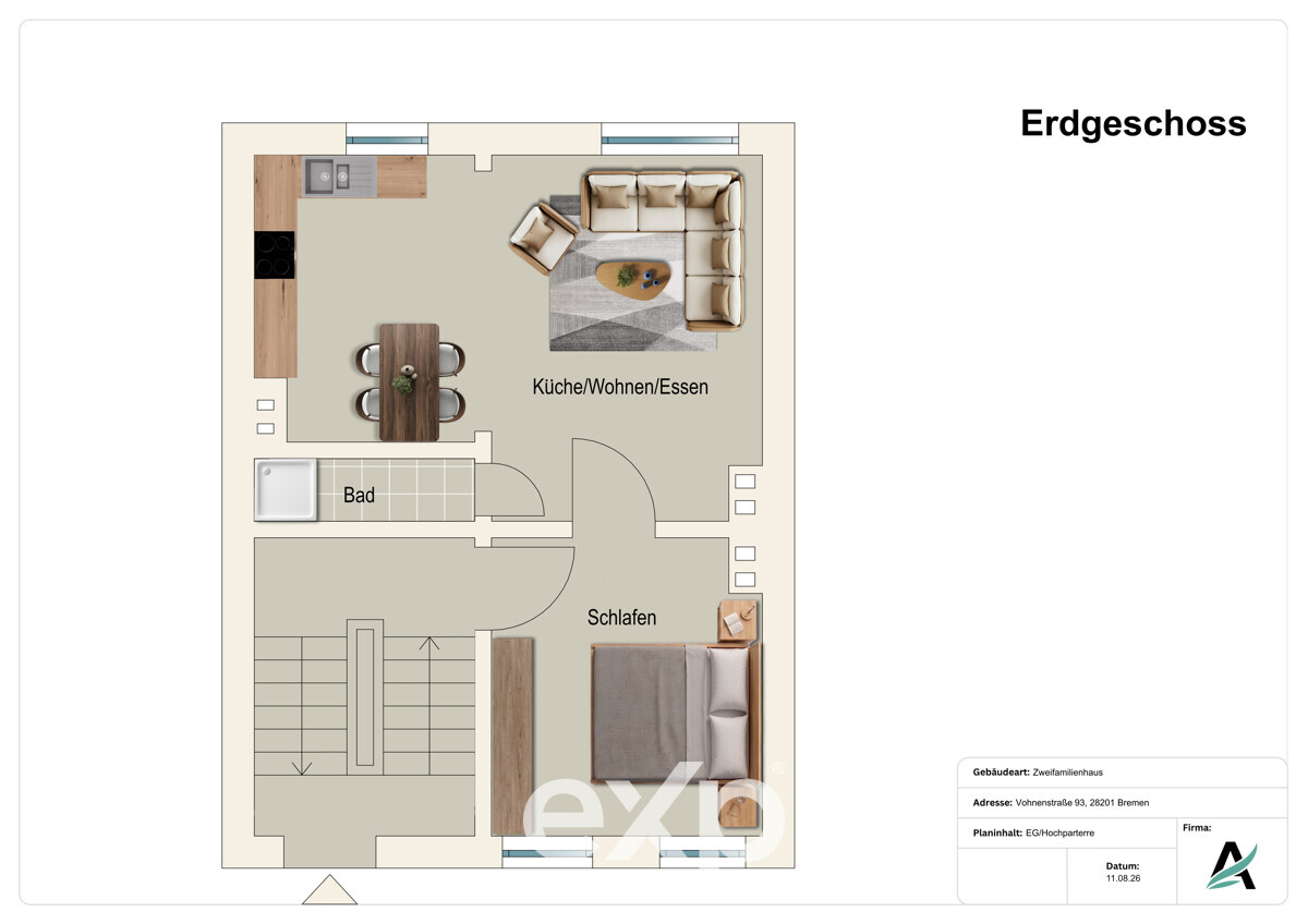 two-family house for sale in Bremen, Vohnenstraße 93, 28201 Bremen, 100 m²