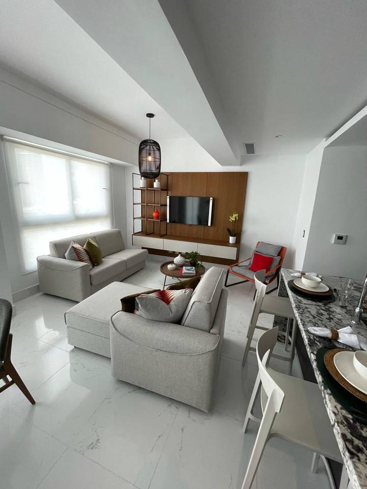 Lujoso y acogedor apartamento en alquiler en Piantini
