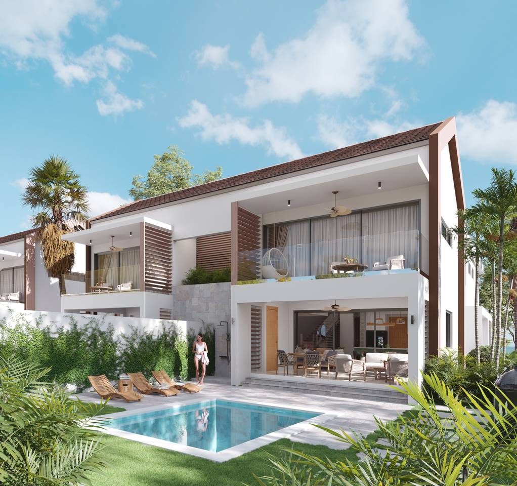 Villas de 3 habitaciones en venta en Punta Cana, República Dominicana