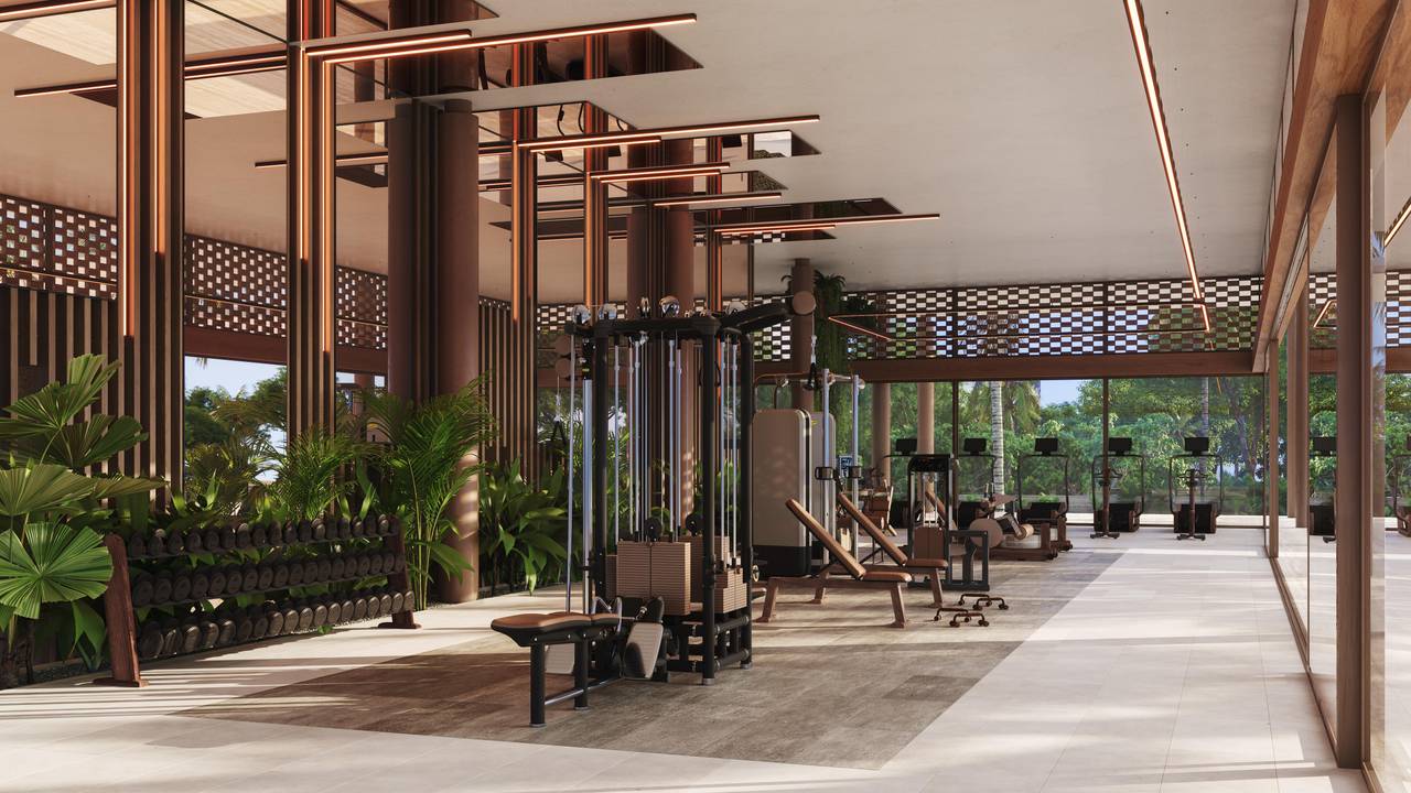 Apartamentos en Venta en Punta Cana con Piscina Resort y Pista de Pickleball