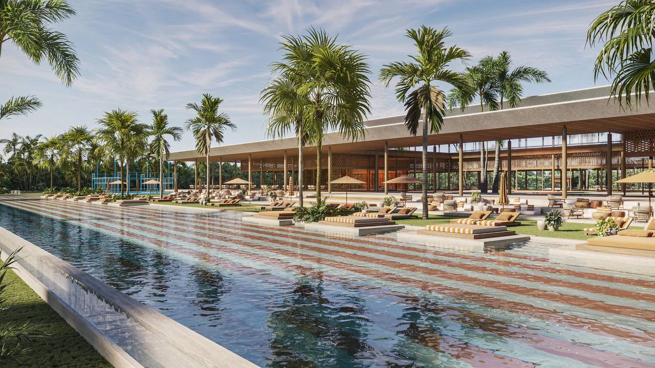 Apartamentos en Venta en Punta Cana con Piscina Resort y Pista de Pickleball