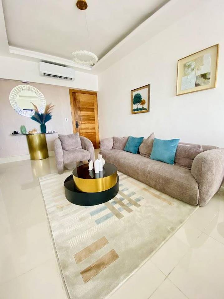 Alquiler de apartamento amueblado de 2 habitaciones en Naco