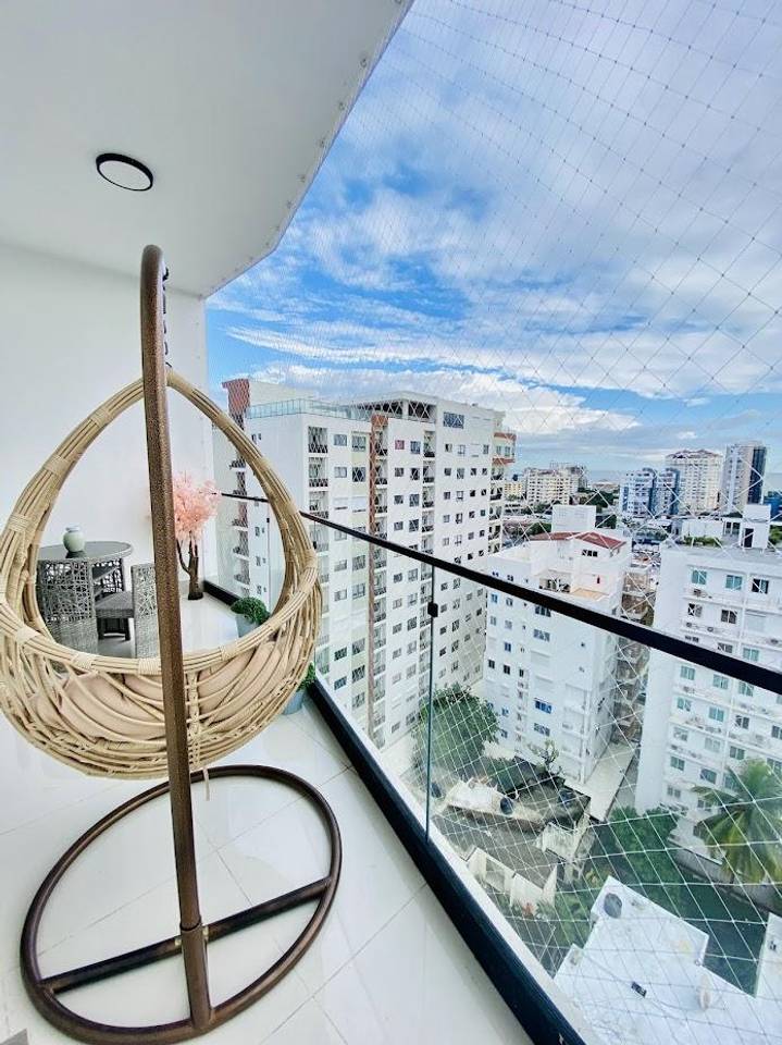 Alquiler de apartamento amueblado de 2 habitaciones en Naco