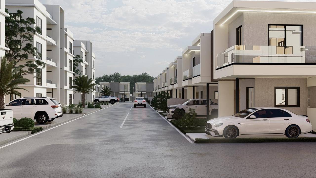 Villas de 2 niveles con 2 habitaciones, 2.5 baños y 1 parqueo en Punta Cana