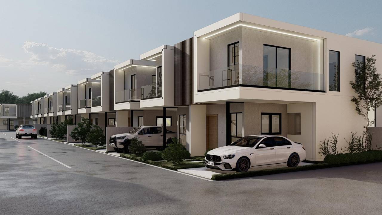 Villas de 2 niveles con 2 habitaciones, 2.5 baños y 1 parqueo en Punta Cana