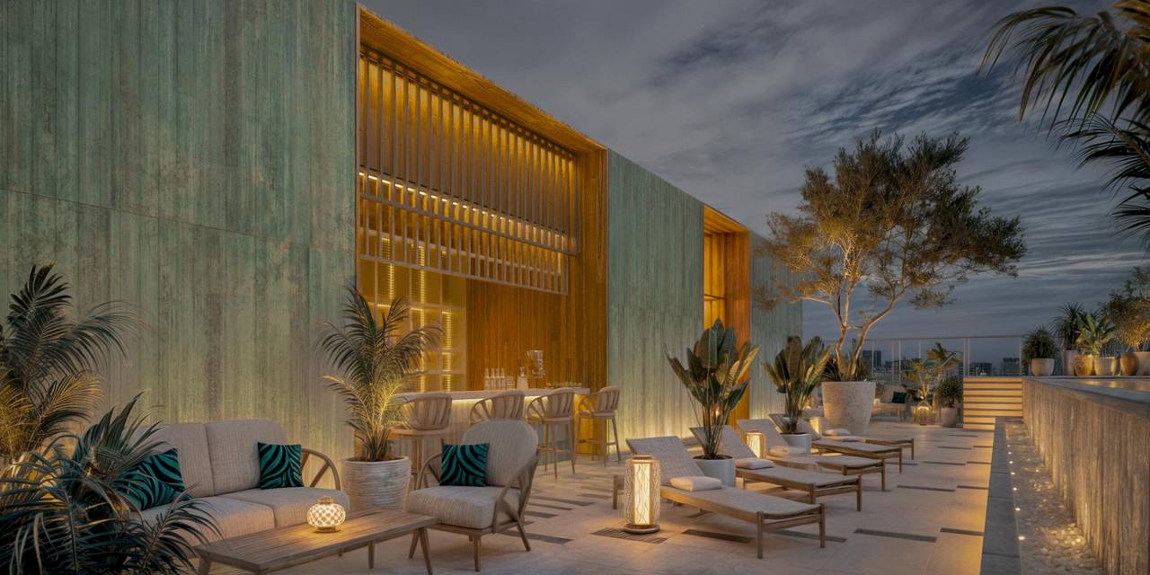 Apartamento Tipo Condo-Hotel en Piantini con Restaurante Giratorio y Piscina Infinity | Inversión Premium