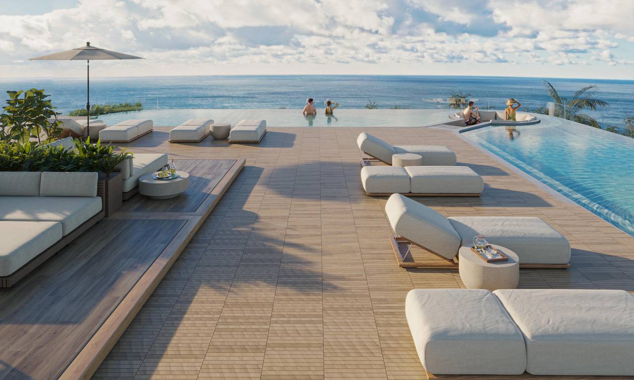 Apartamentos a la venta en Bonita Beach, Cap Cana con playa privada y rooftop 360