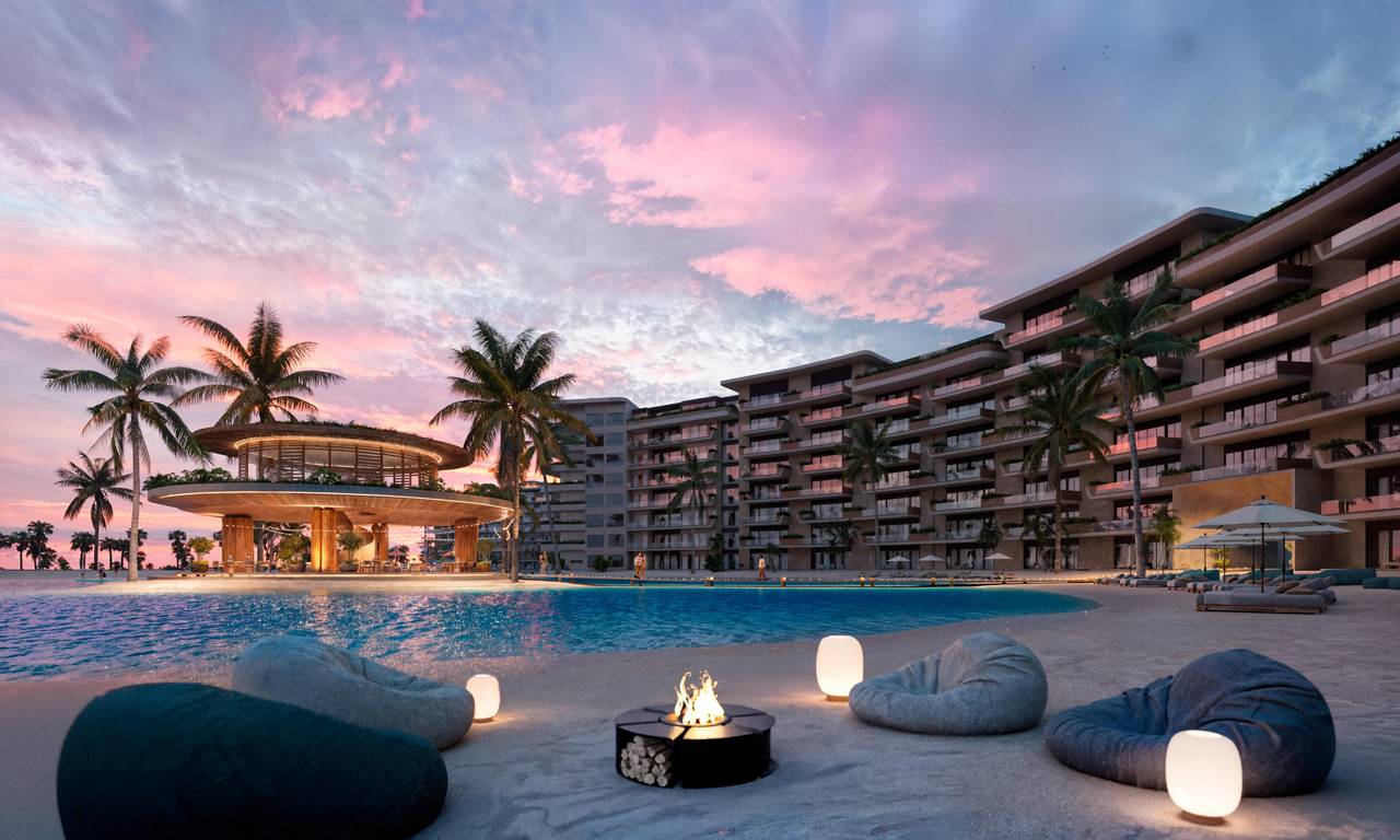 Apartamentos a la venta en Bonita Beach, Cap Cana con playa privada y rooftop 360