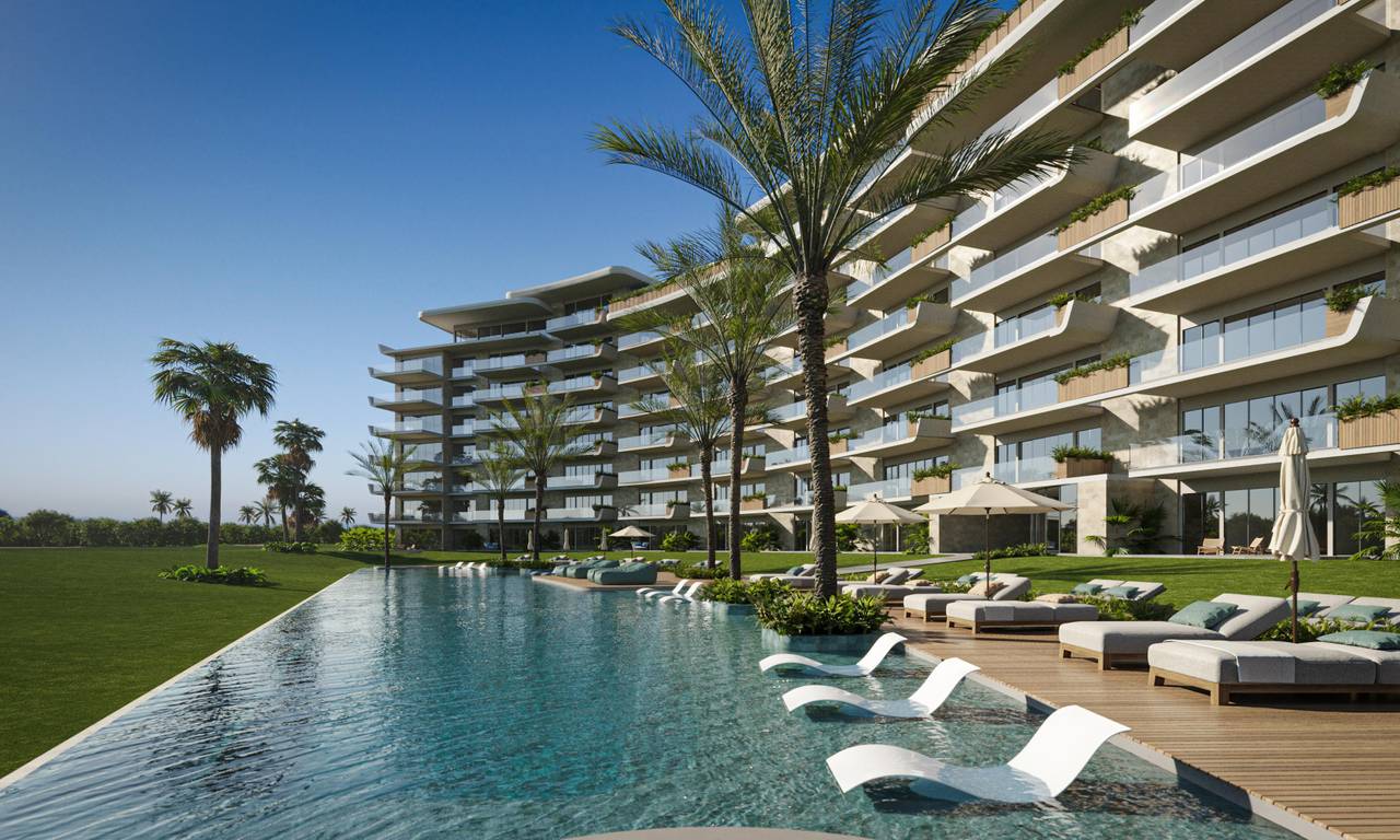 Apartamentos a la venta en Bonita Beach, Cap Cana con playa privada y rooftop 360