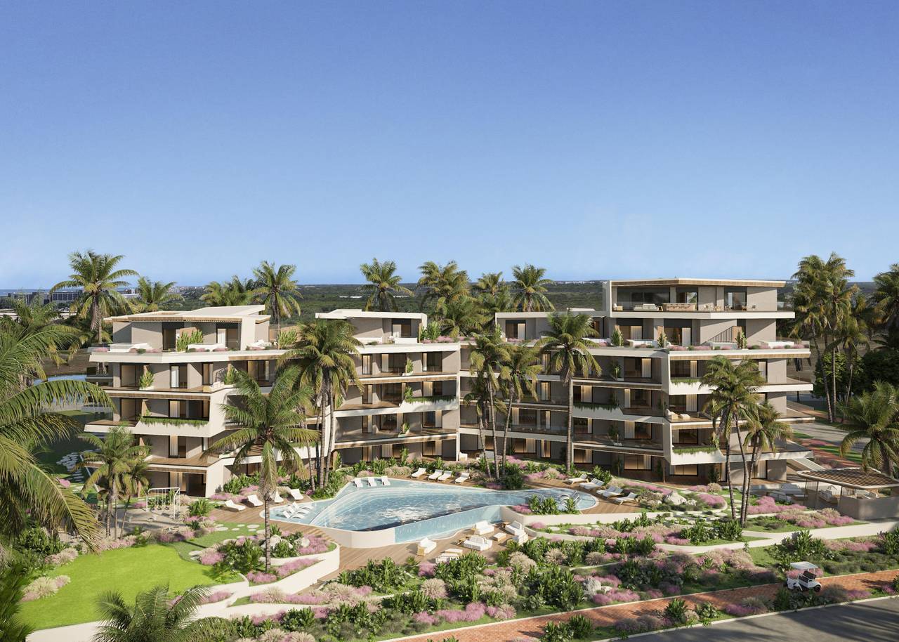 Apartamentos en venta con acceso a campo de Golf en Cap Cana, The Gem
