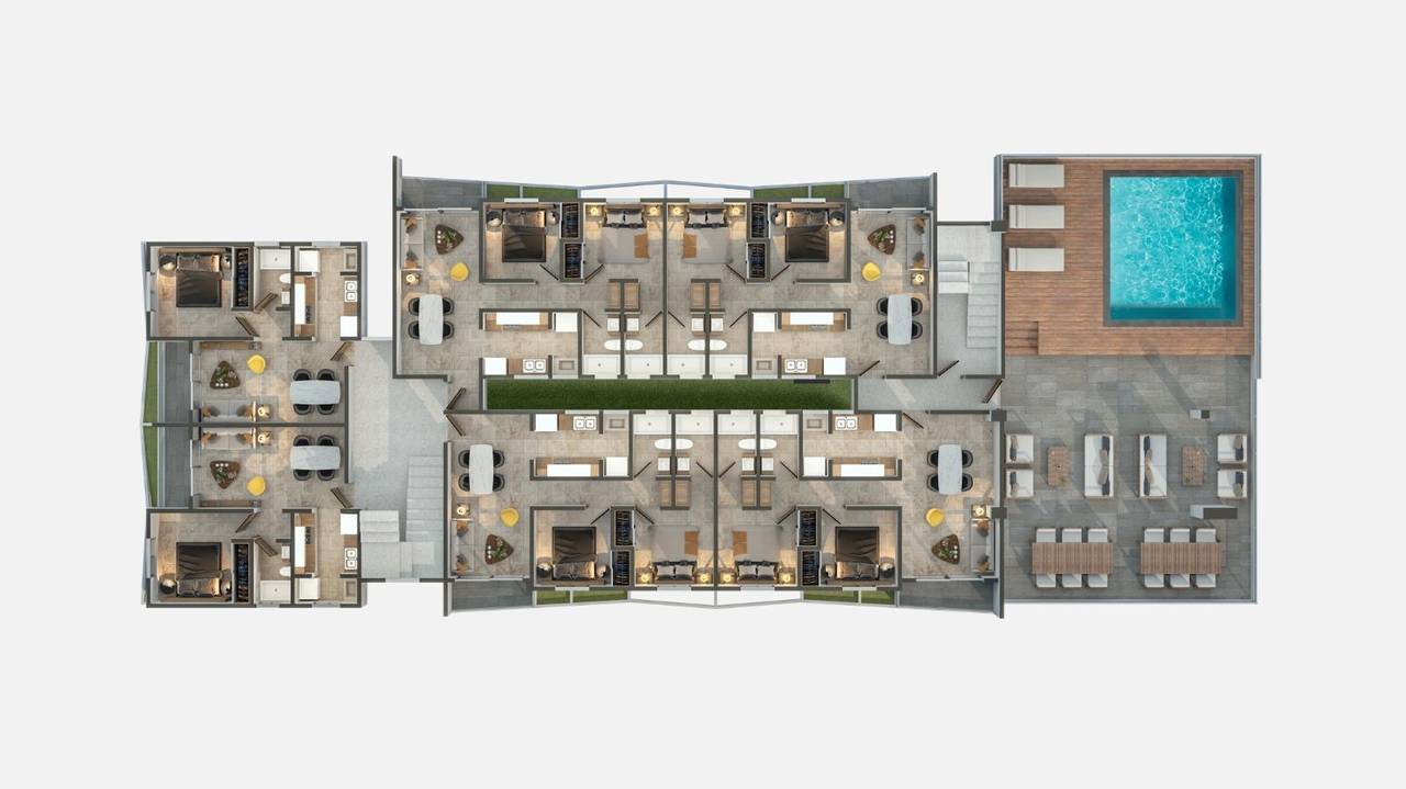 Apartamentos en venta en Bávaro, 65 m²