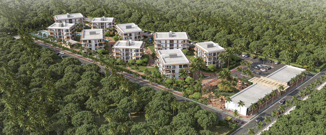 Increíbles apartamentos de 1 y 2 habitación en venta - Punta Cana Proyecto Taman