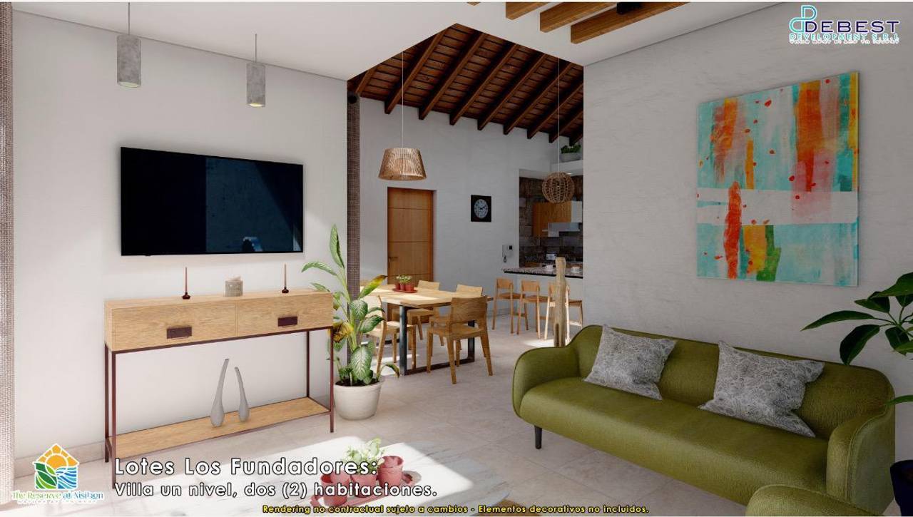 Venta de villas de 1, 2 y 3 habitaciones en Nisibón, a pocos minutos de Punta Cana y Miches, RD