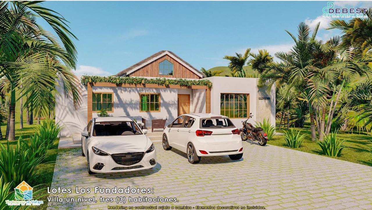 Venta de villas de 1, 2 y 3 habitaciones en Nisibón, a pocos minutos de Punta Cana y Miches, RD