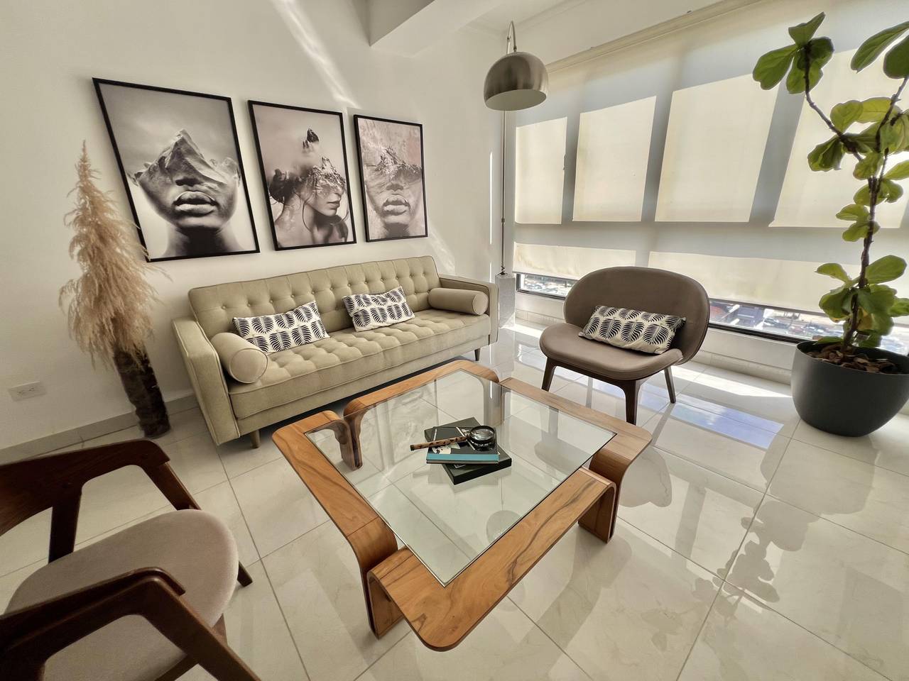 Penthouse tipo loft finamente amueblado en alquiler y en venta  Ens. Naco