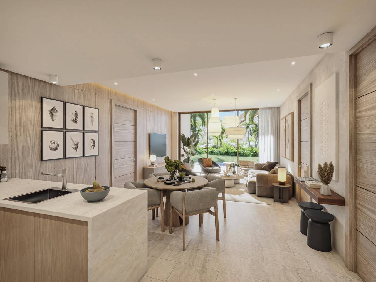 Apartamento de 1 habitacion en Cap Cana