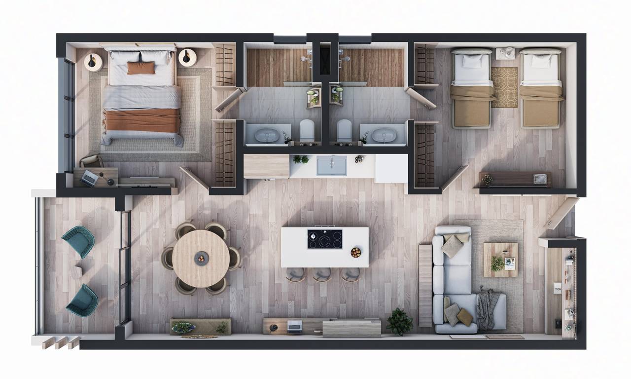 Apartamentos en venta en Punta Cana, 100 m²