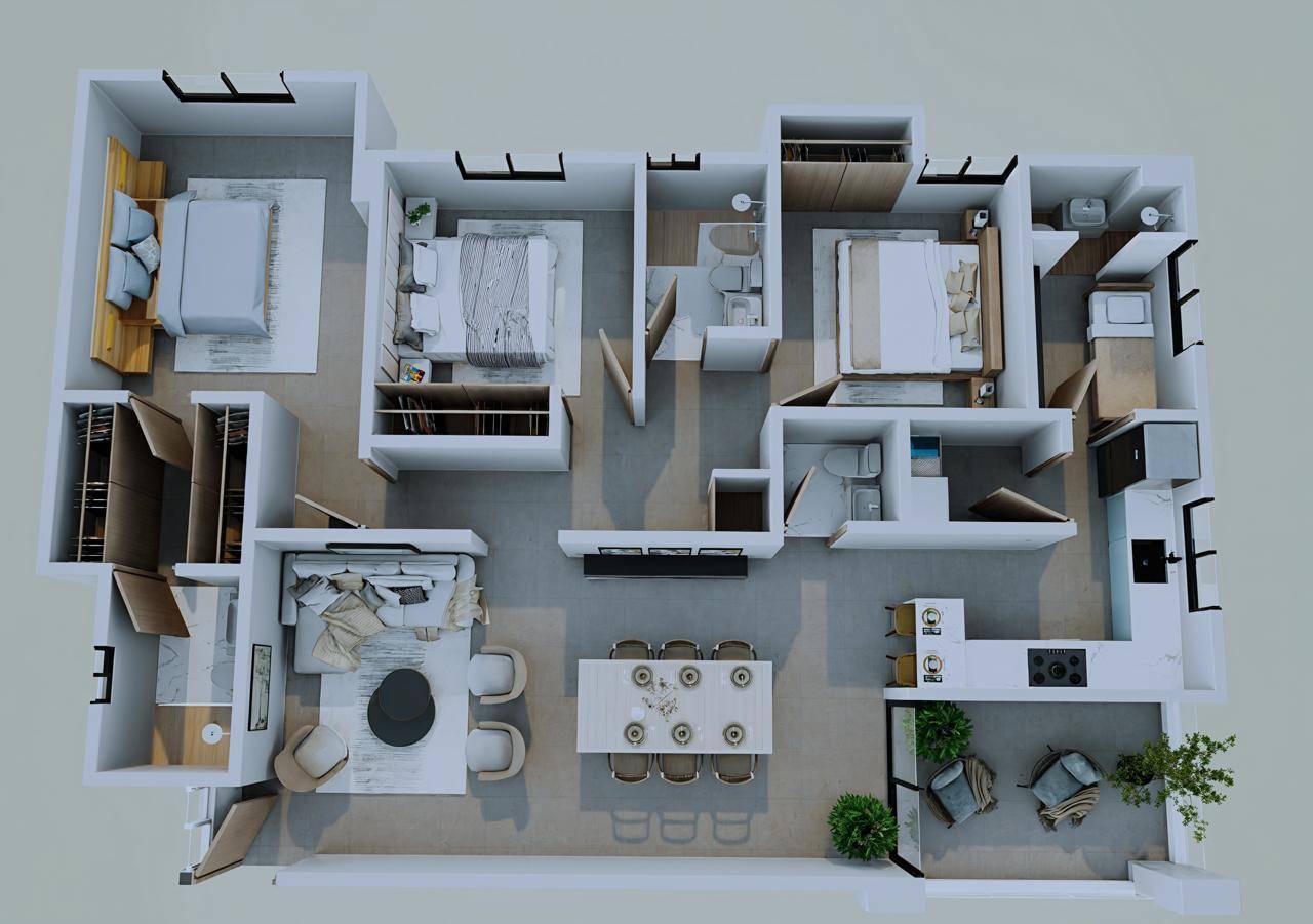 Apartamentos en venta en Santo Domingo Este, 132 m²
