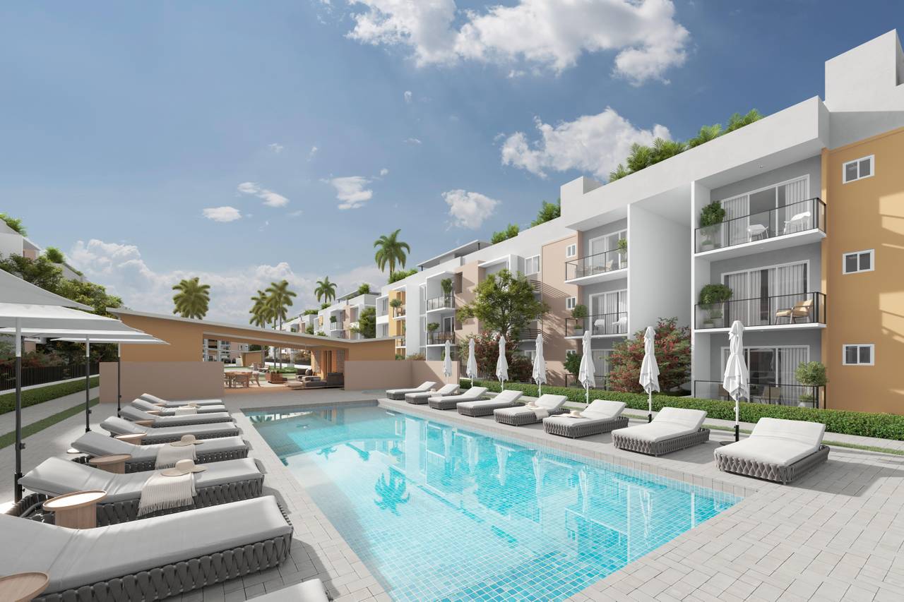 Apartamentos en alquiler en Bávaro, 60 m²