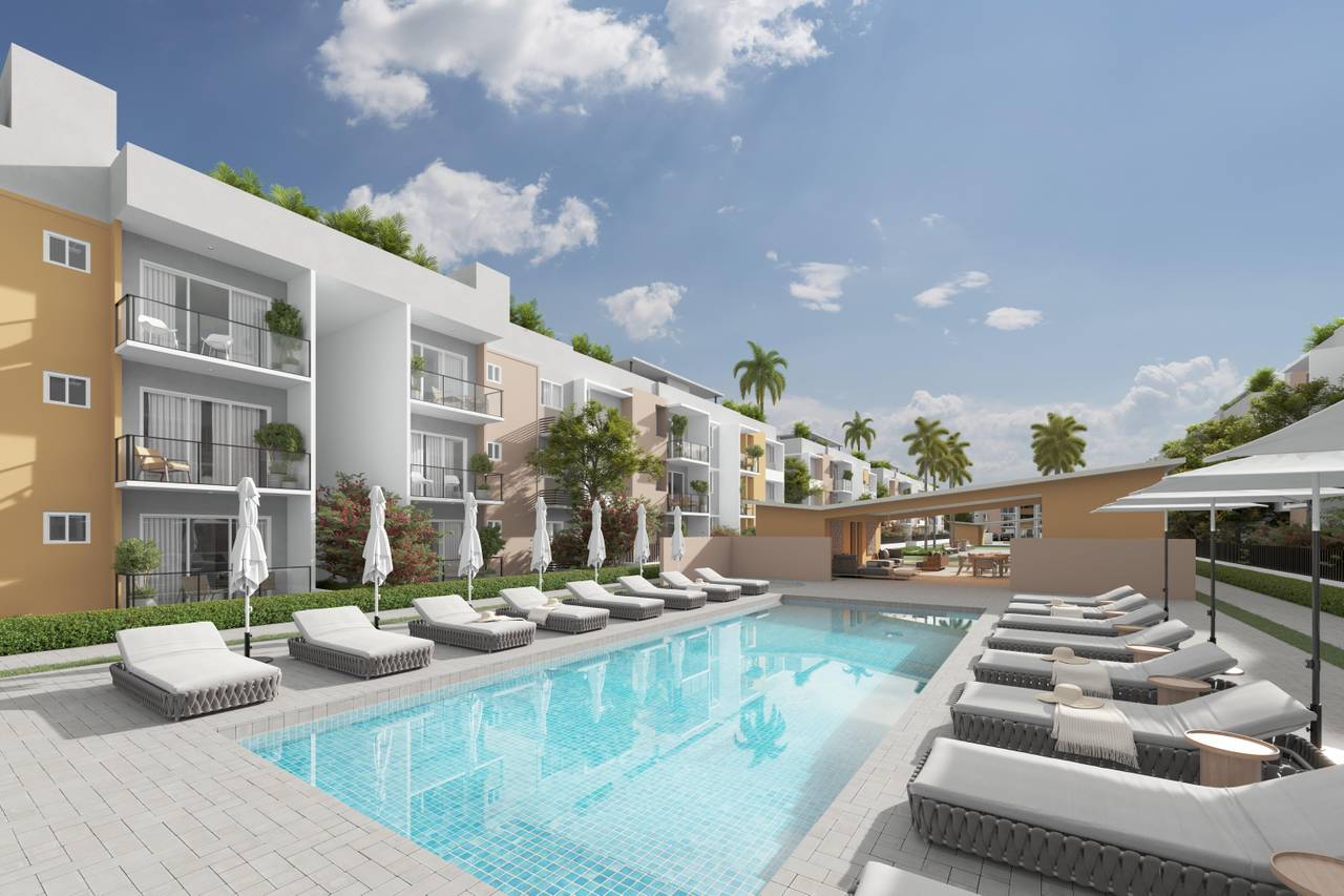 Apartamentos en alquiler en Bávaro, 60 m²