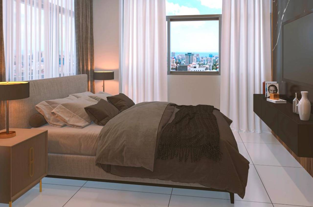 Mirador Norte, apartamento proximo a entrega en torre moderna de 2 habitaciones.