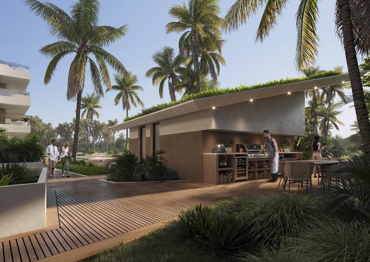 Palmira Golf Cap Cana: apartamento de 1 hab. con gimnasio, spa y seguridad 24/7