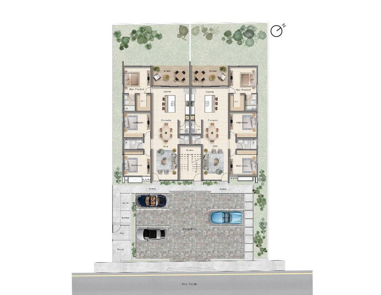 Apartamentos | Town Houses frente al HOMS Santiago