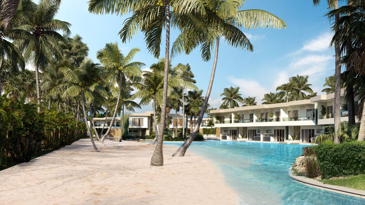 Beautiful beachfront apartments and townhouses in las terrenas