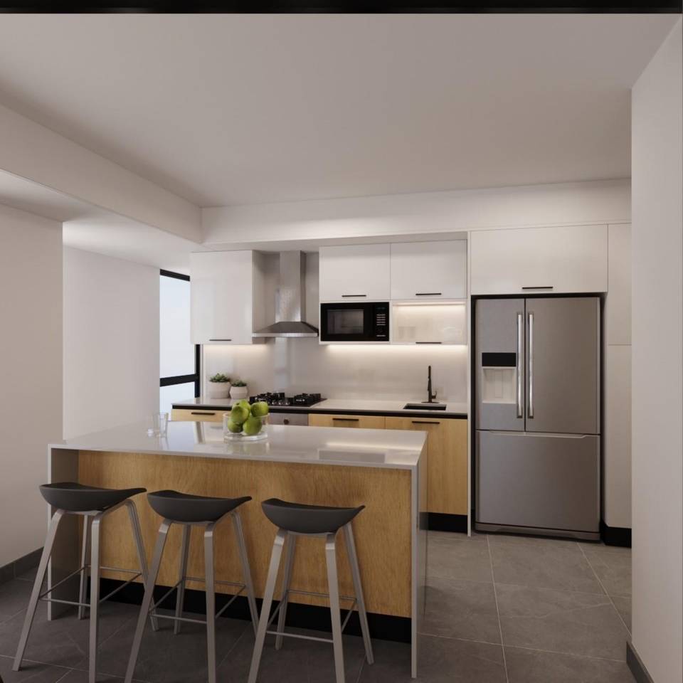 Venta de Apartamento de 3 habitaciones en Esperilla con área social con piscina