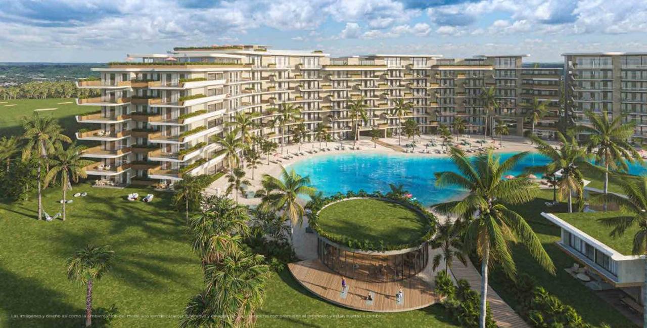 Venta de apartamentos de 1 y 2 habitaciones en Las Iguanas, Cap Cana