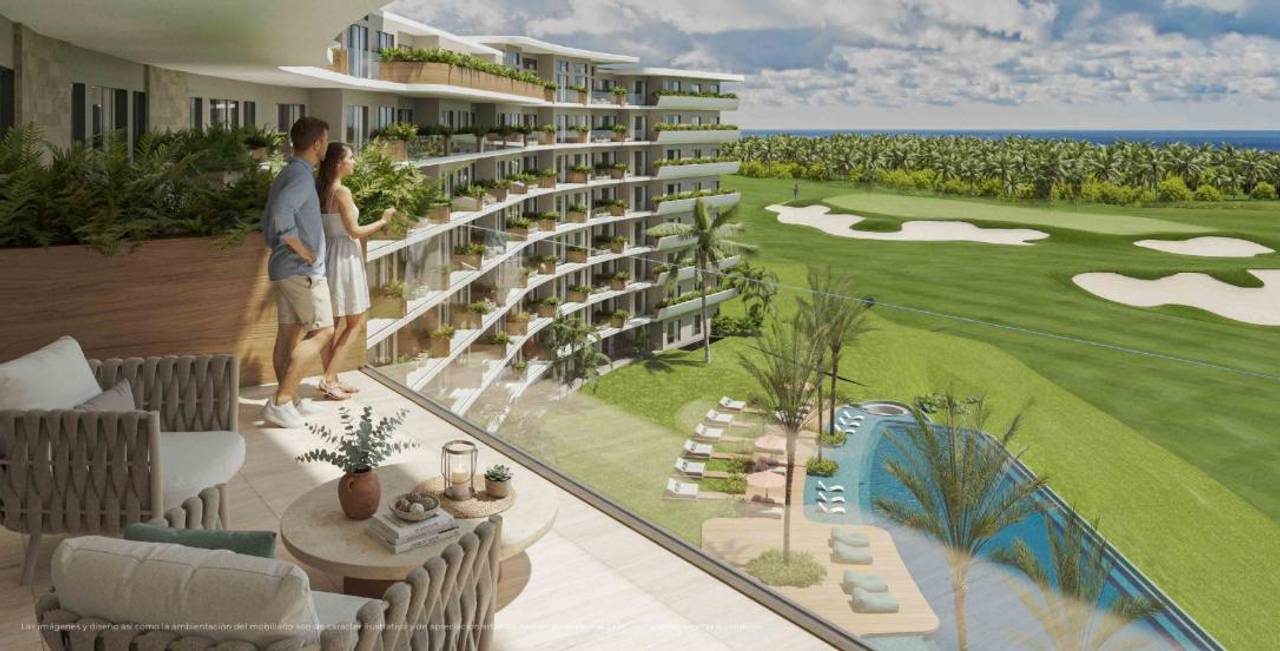 Venta de apartamentos de 1 y 2 habitaciones en Las Iguanas, Cap Cana