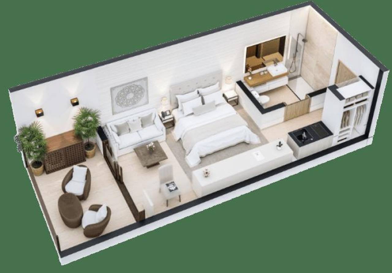 Apartamentos en venta en Samaná, 54 m²