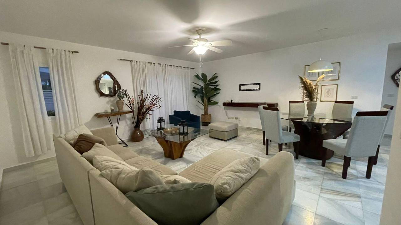 Furnished Apartment for Sale in Playa Nueva Romana | Steps from the Beach | PGA Ocean's 4