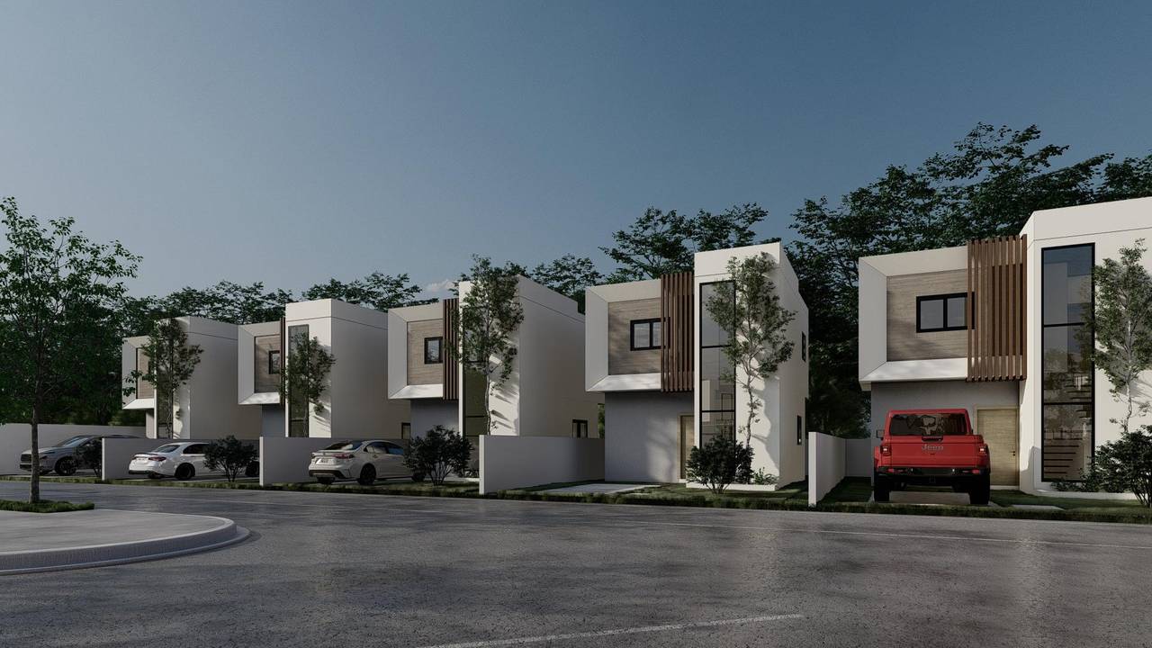 Villas de 2 niveles con 2 habitaciones, 2.5 baños y 1 parqueo en Punta Cana