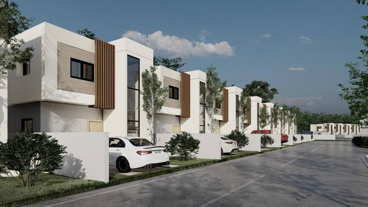 Villas de 2 niveles con 2 habitaciones, 2.5 baños y 1 parqueo en Punta Cana