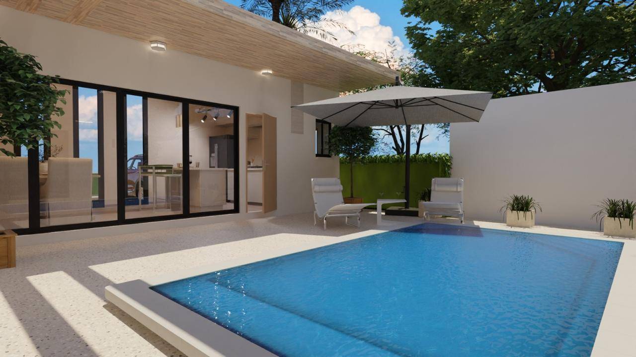 Villas de 4 habitaciones de 1 nivel con opción de piscina privada